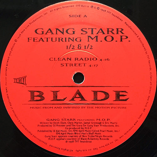 GANG STARR feat. M.O.P. / WOLFPAK // 1/2 & 1/2 (3VER) / GANGSTA BOUNCE