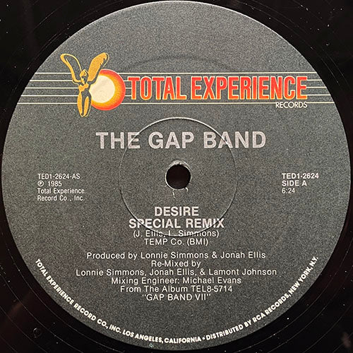 GAP BAND // DESIRE (SPECIAL REMIX) (6:24) / (LP VERSION) (5:25) / (DUB ...