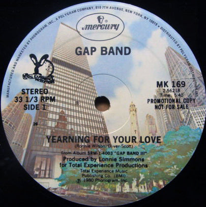 GAP BAND // YEARNING FOR YOUR LOVE (5:40) / WHEN I LOOK IN YOUR EYES (4:58)