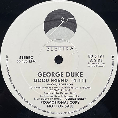 GEORGE DUKE // GOOD FRIEND (4:11)