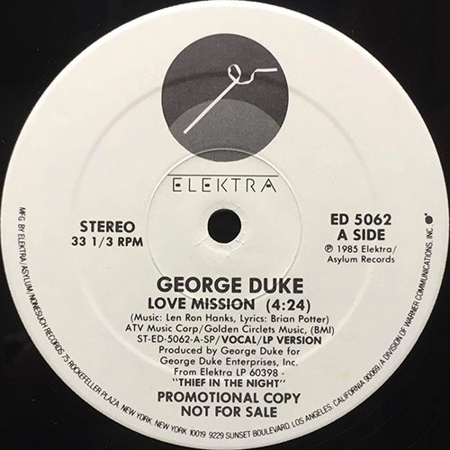 GEORGE DUKE // LOVE MISSION (4:24)