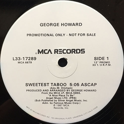 GEORGE HOWARD // SWEETEST TABOO (5:05)