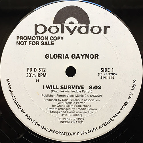 GLORIA GAYNOR // I WILL SURVIVE (8:02) / YO VIVIRE (SPANISH VERSION)