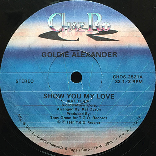 GOLDIE ALEXANDER // SHOW YOU MY LOVE / GO BACK