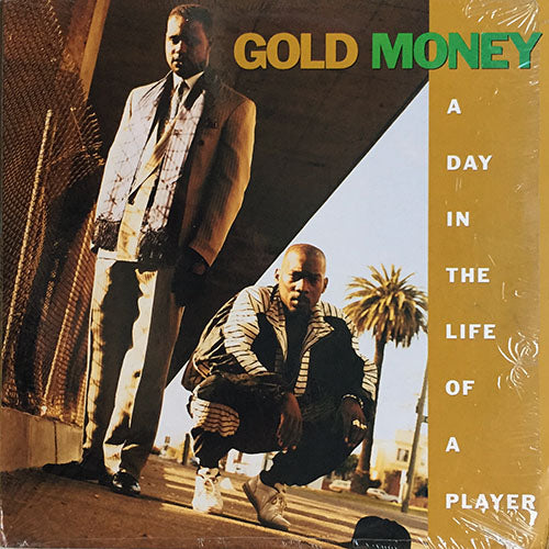 GOLD MONEY // A DAY IN THE LIFE OF A PLAYER (LP) inc. YOUNGBLOOD / COP N BLOW / MONEY / MOMMA MIA / MNNIIGGAAHH / W-E-E-D / DADDY NEVER LEFT YA / NOTHIN' / THE HOOOOF / STANDIN' OVATION / YOUNG BLACK TEENAGER