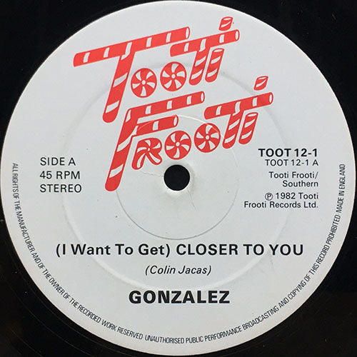 GONZALEZ // (I WANT TO GET) CLOSER TO YOU / CUODIDO