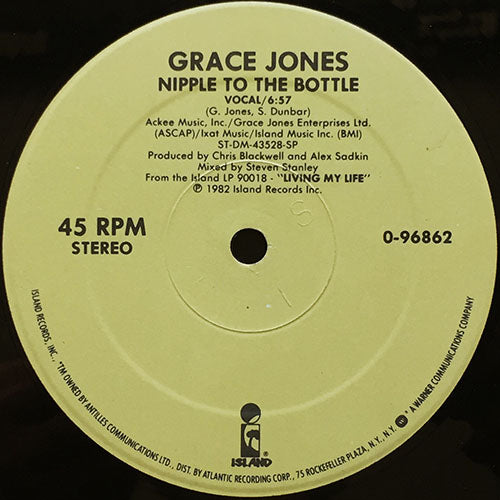 GRACE JONES // PULL UP TO THE BUMPER (4:40) / NIPPLE TO THE BOTTLE (6:57)