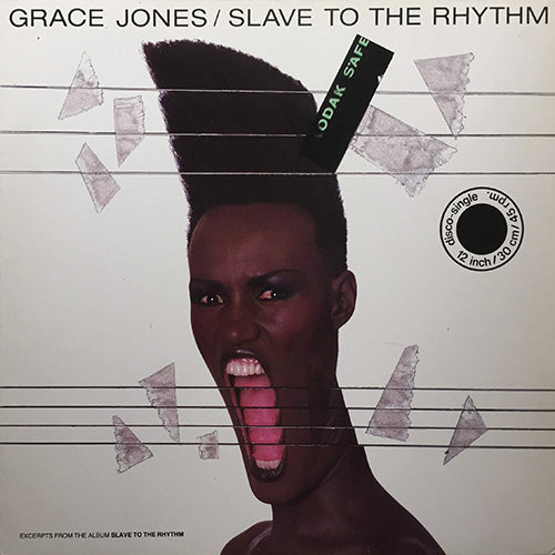 GRACE JONES // SLAVE TO THE RHYTHM (BLOODED) (8:26) / JONES THE RHYTHM (5:17/3:37)