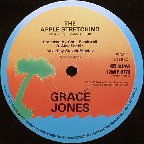 GRACE JONES // NIPPLE TO THE BOTTLE (CLUB CUT) (6:59) / THE APPLE STRETCHING (8:40)