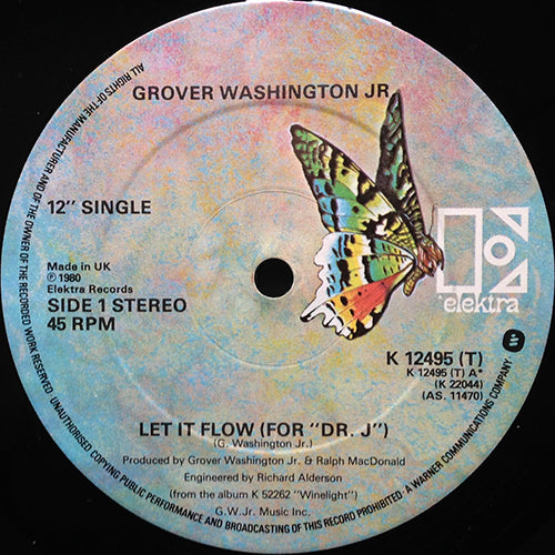 GROVER WASHINGTON JR. // LET IT FLOW (FOR "DR. J") / WINELIGHT