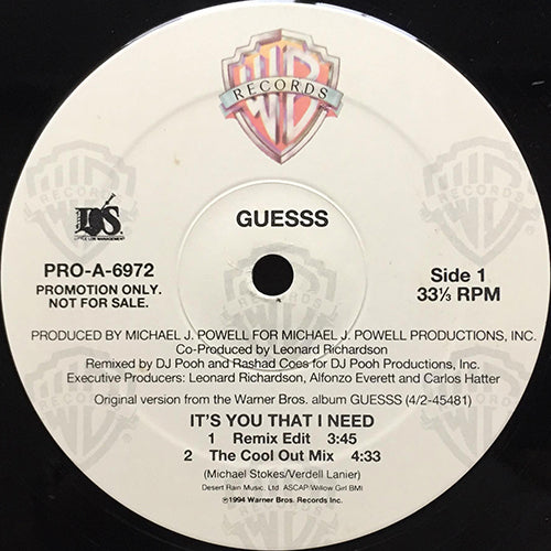 GUESSS // IT'S YOU THAT I NEED (2VER)