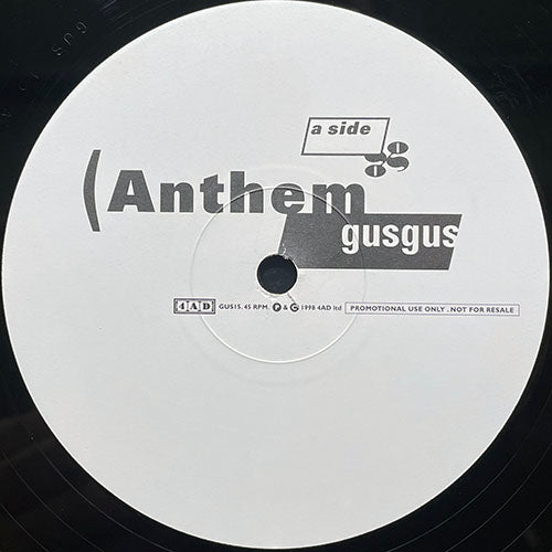 GUSGUS // ANTHEM / V.I.P. (INSTRUMENTAL)
