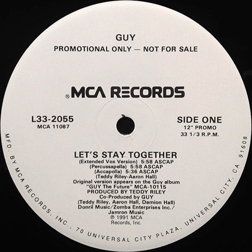 GUY // LET'S STAY TOGETHER (8VER)