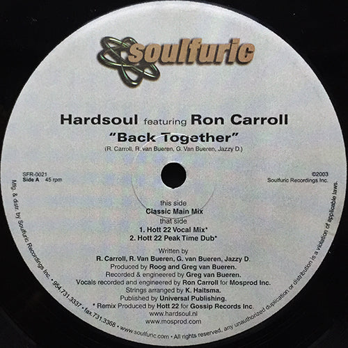 HARDSOUL feat. RON CARROLL // BACK TOGETHER (3VER)
