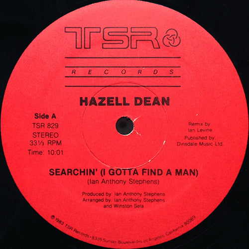 HAZELL DEAN // SEARCHIN' (I GOTTA FIND A MAN) (10:01) / ORIGINAL (8:12) / INST (7:48)