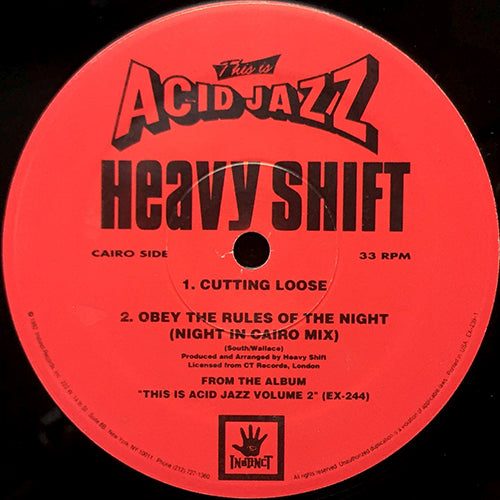 HEAVY SHIFT // OBEY THE RULES OF THE NIGHT (3VER) / CUTTING LOOSE