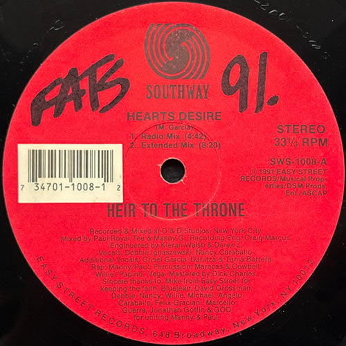 HEIR TO THE THRONE // HEARTS DESIRE (4VER)