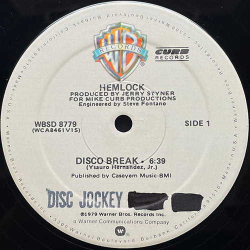 HEMLOCK // DISCO BREAK (6:39) / DRIVE ME CRAZY (4:08)