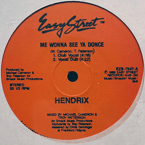 HENDRIX // ME WONNA SEE YA DONCE (4VER)