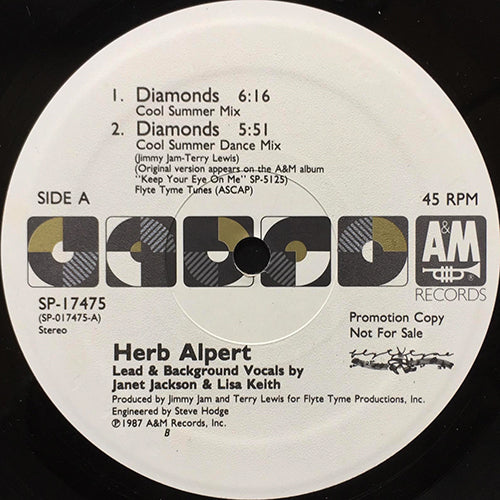 HERB ALPERT feat. JANET JACKSON & LISA KEITH // DIAMONDS (COOL SUMMER MIX) (5VER)