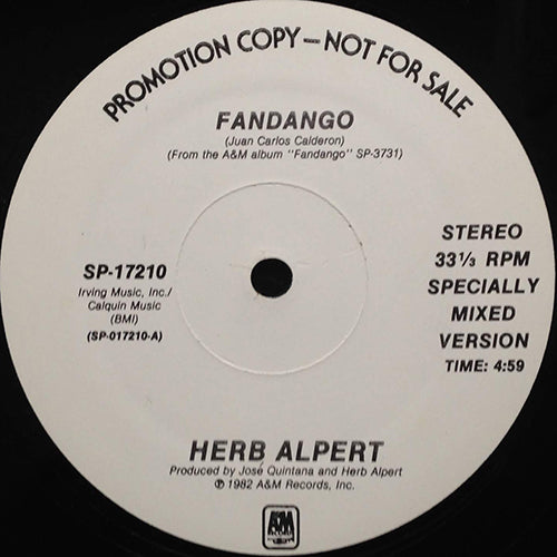 HERB ALPERT // FANDANGO (4:59)