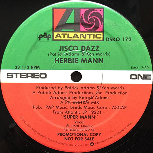 HERBIE MANN // JISCO DAZZ (7:30) / BODY OIL (5:31)