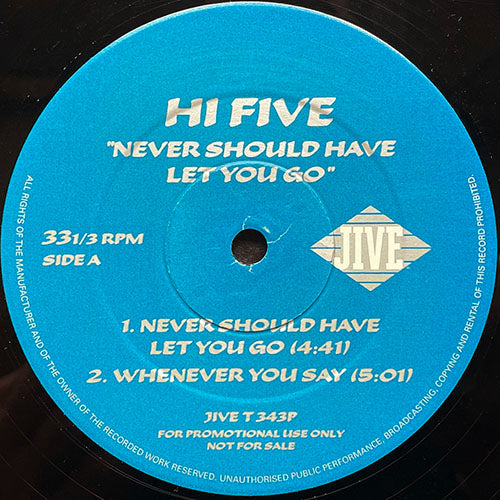 HI-FIVE // NEVER SHOULD HAVE LET YOU GO / WHENEVER YOU SAY / SHE'S PLAYING HARD TO GET (CLARK KENT REMIX) / VIDEO GIRL