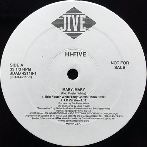 HI-FIVE // MARY MARY (4VER)