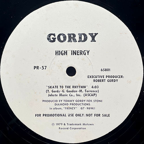 HIGH INERGY // SKATE TO THE RHYTHM (4:03)