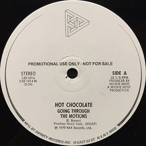 HOT CHOCOLATE // GOING THROUGH THE MOTIONS (5:46/3:54)