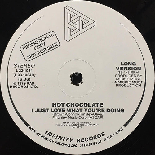 HOT CHOCOLATE // I JUST LOVE WHAT YOU'RE DOING (6:36/3:58)