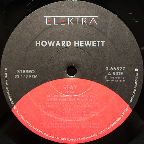 HOWARD HEWETT // STAY (5VER)