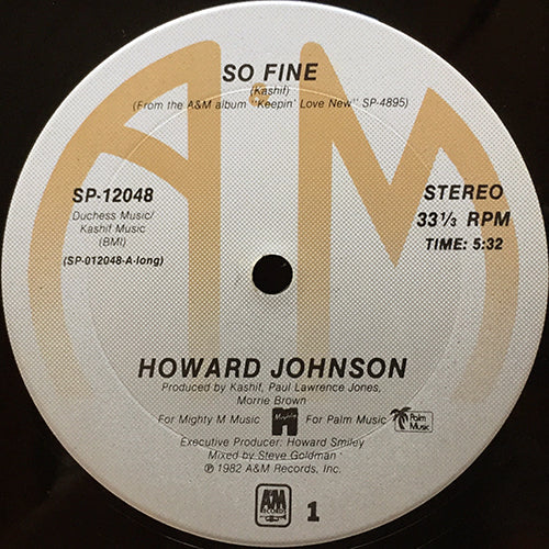 HOWARD JOHNSON // SO FINE (5:32) / THIS IS HEAVEN (5:22)