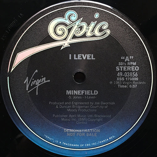 I LEVEL // MINEFELD (6:57) / GIVE ME (US REMIX) (7:50) / NUMBER 4 (4:39)