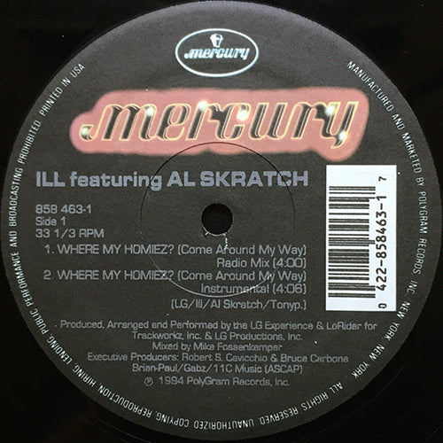 ILL feat. AL SKRATCH // WHERE MY HOMIEZ (4VER)