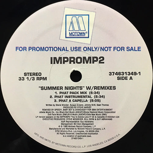 IMPROMP2 // SUMMER NIGHTS (REMIX & ORIGINAL) (7VER)