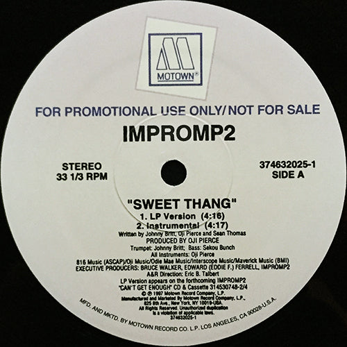 IMPROMP2 // SWEET THANG (2VER) / ANGEL (2VER)