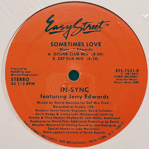 IN-SYNC feat. JERRY EDWARDS // SOMETIMES LOVE (4VER)