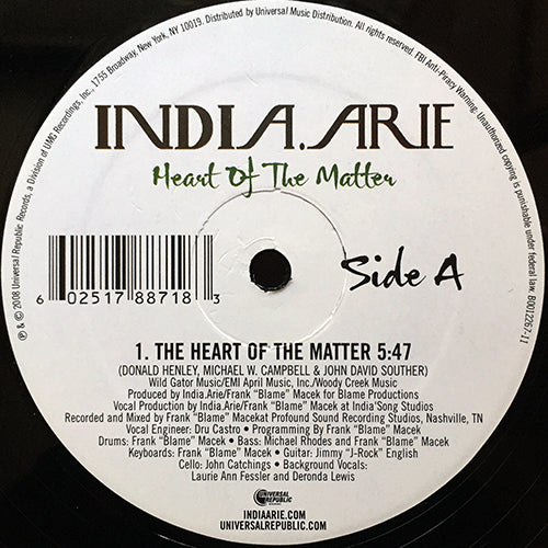 INDIA. ARIE // THE HEART OF THE MATTER (5:47)