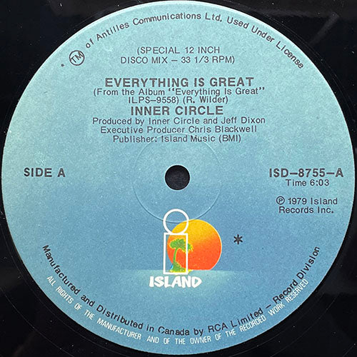 INNER CIRCLE // EVERYTHING IS GREAT (6:03) / WANTED (DEAD OR ALIVE) (3:38)