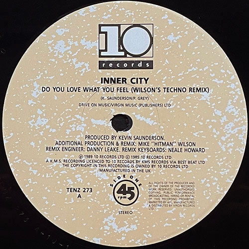 INNER CITY // DO YOU LOVE WHAT YOU FEEL (3VER)
