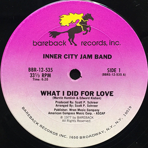 INNER CITY JAM BAND // WHAT I DID FOR LOVE (6:20) / HURT (6:05)