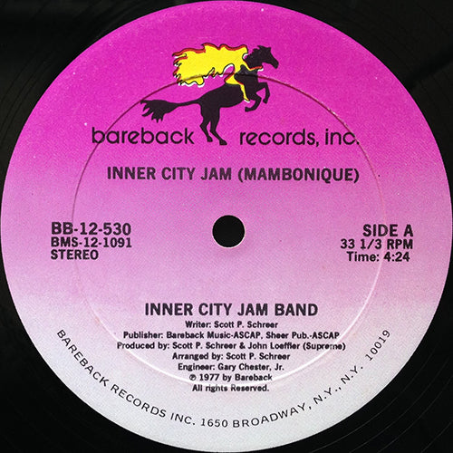 INNER CITY JAM BAND // INNER CITY JAM (MAMBONIQUE) (4:24) / THEME FROM BOB NEWHART SHOW (3:08)