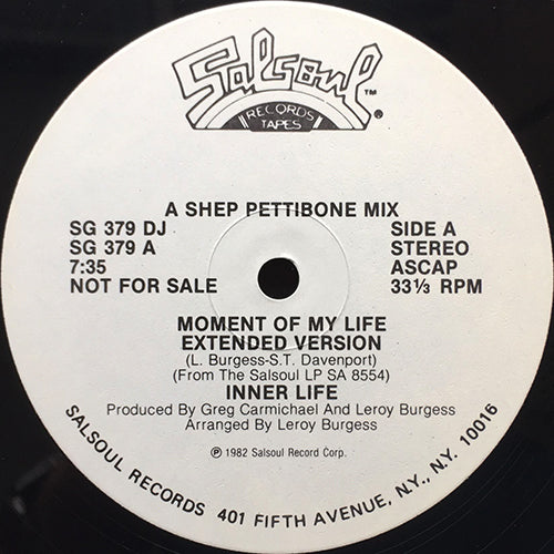 INNER LIFE // MOMENT OF MY LIFE (7:35/5:15) / INST (5:25)