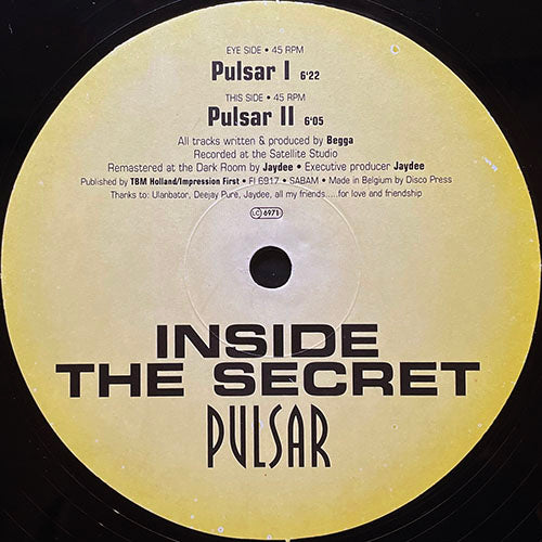 INSIDE THE SECRET // PULSAR I / PULSAR II