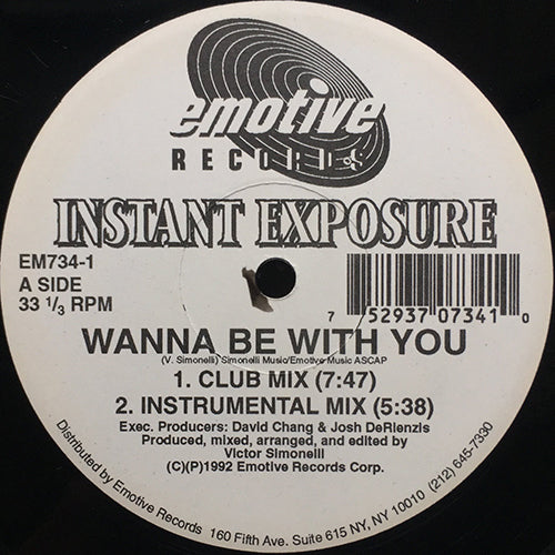 INSTANT EXPOSURE // WANNA BE WITH YOU (2VER) / I NEED A LITTLE MORE (2VER)