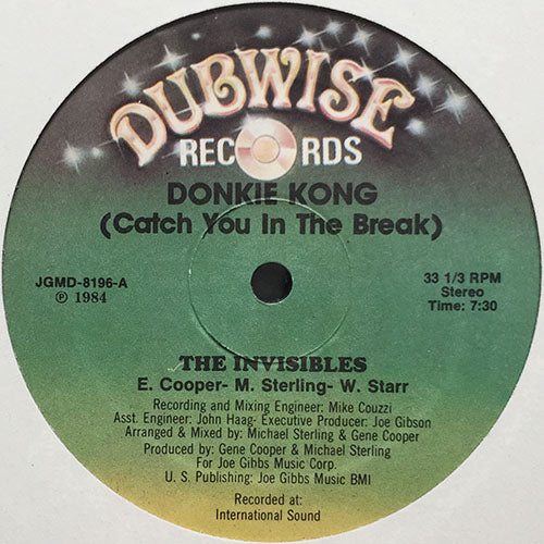 INVISIBLES // DONKEY KONG (CATCH YOU IN THE BREAK) (7:30) / (DUB MIX) (8:05)