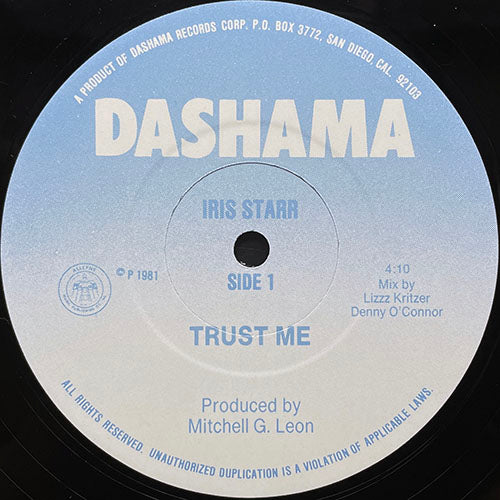 IRIS STARR // TRUST ME (4:10/7:25)