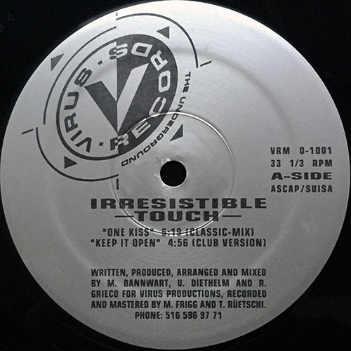 IRRESISTIBLE TOUCH // IRRESISTIBLE TOUCH (EP) inc. ONE KISS / KEEP IT OPEN / STIMULATION / RELEASE