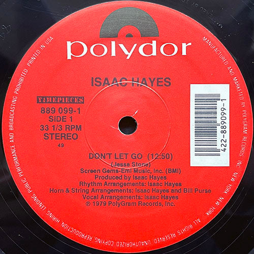 ISAAC HAYES / ROY AYERS // DON'T LET GO (12:50) / DON'T STOP THE FEELING (8:13)